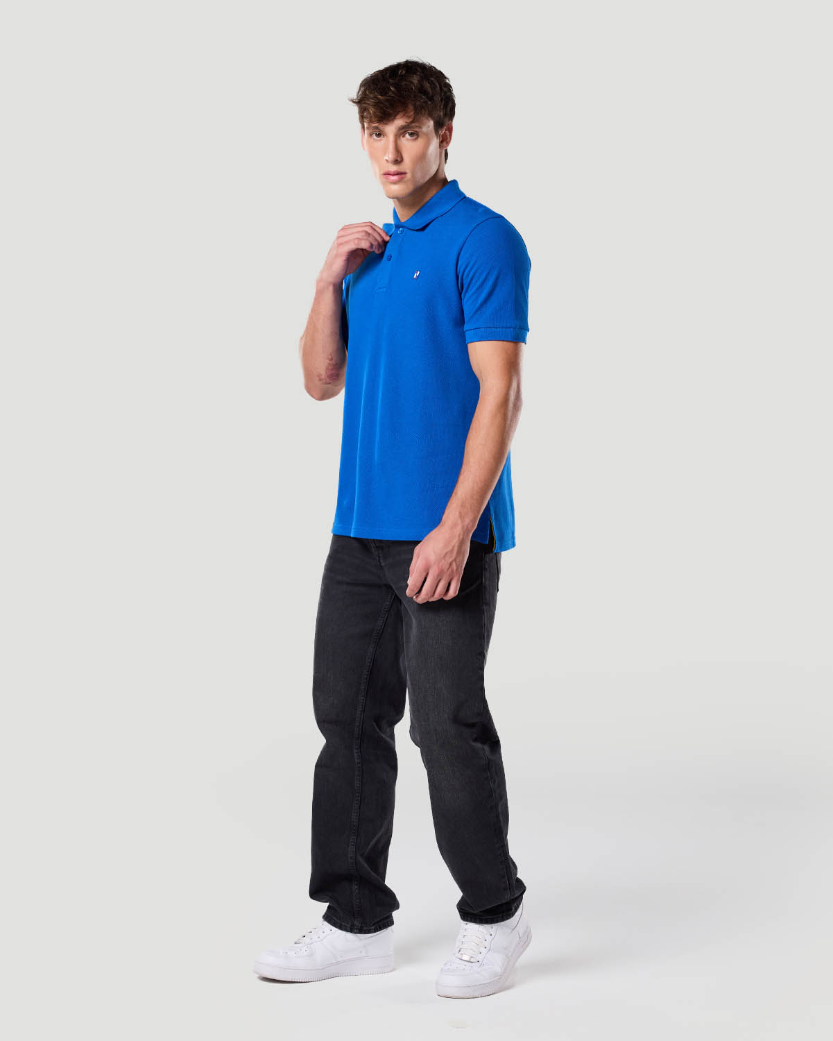 Chemise polo para hombre-AZUL N&Aacute;UTICO image number 1